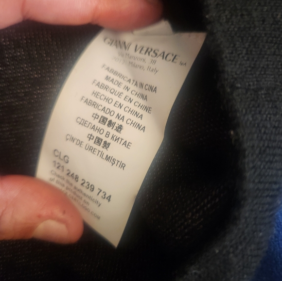 Versace medusa black knit sweater - Picture 7 of 7